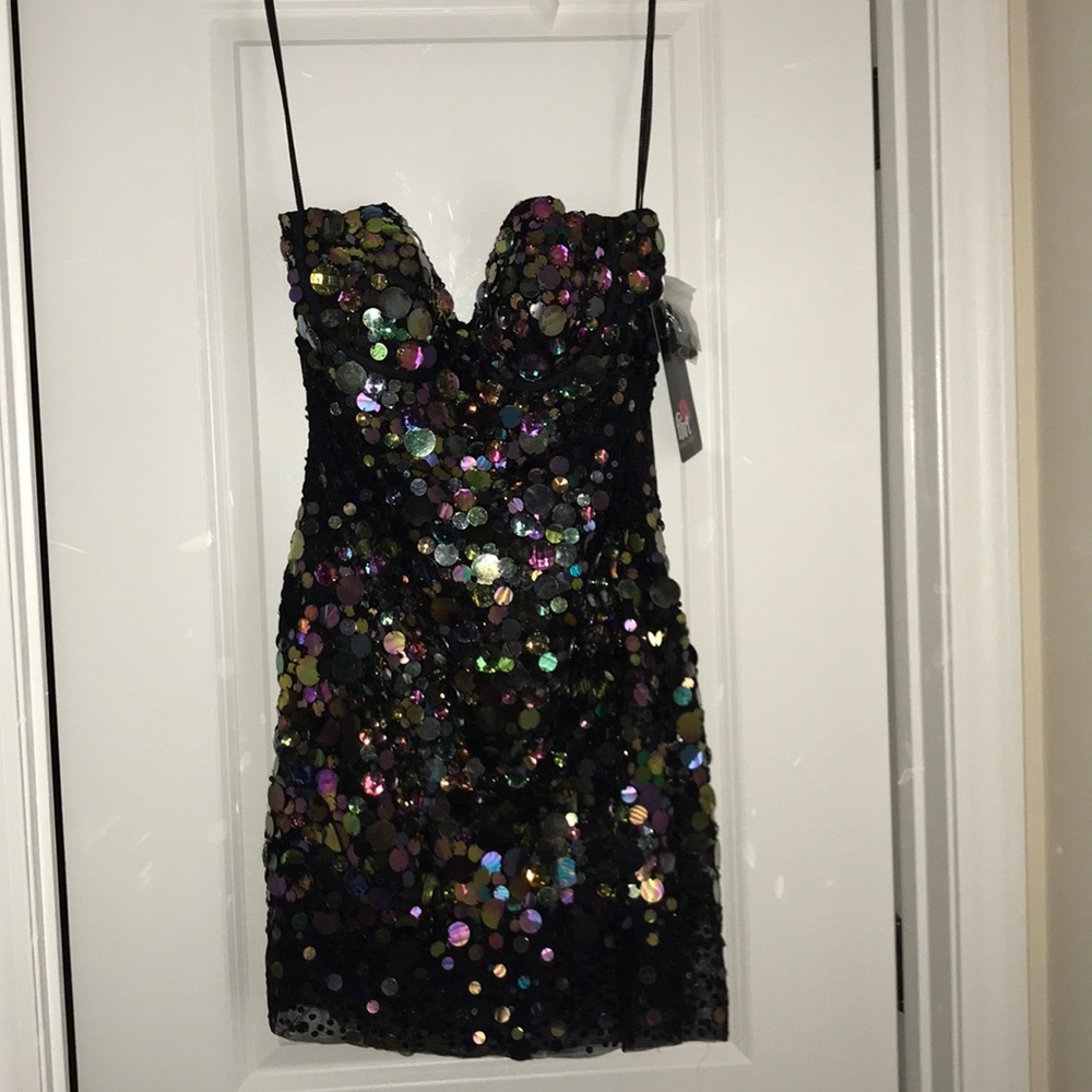 Strapless Maggie Sottero party dress